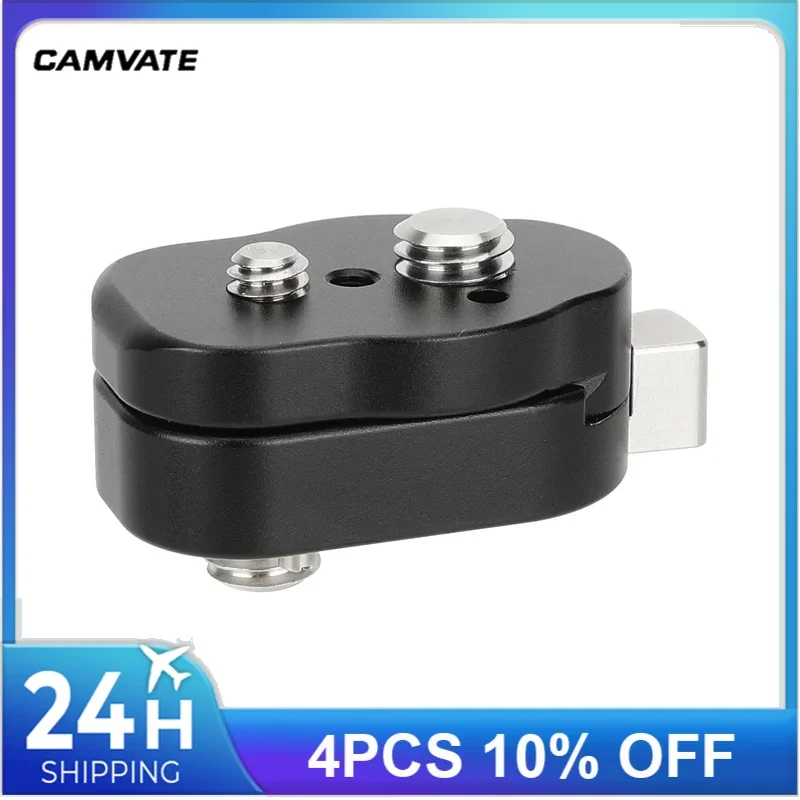 CAMVATE Mini Lock Quick Release System with 1/4" and 3/8" Thread Screw Mount Fr Tripod Head Magic Arm Monitor Video Light
CAMVATE Mini Lock Quick Release System with 1/4" and 3/8" Thread Screw Mount Fr Tripod Head Magic Arm Monitor Video Light