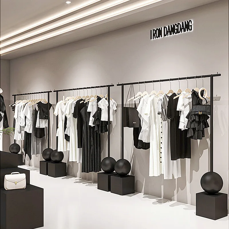!@Modern Eco-Friendly Iron Black Hanger Combination Clothing Display Rack Floor-to-Floor Women's Store Display
!@Modern Eco-Friendly Iron Black Hanger Combination Clothing Display Rack Floor-to-Floor Women's Store Display