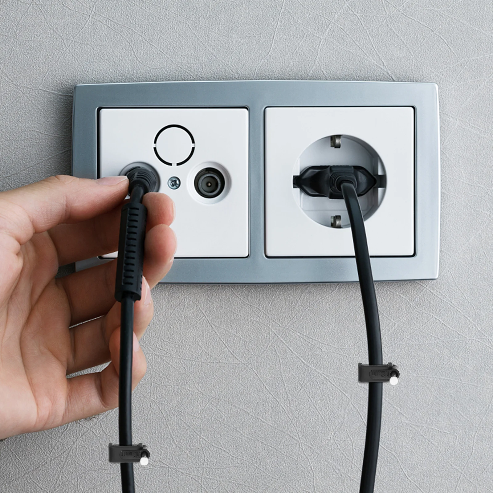 100pcs Half Clamps Black J Hooks Steel Nail Cable Fixing Tools Wire Ties Holders Clamps Pipe Support Plumbing Wire Fixing
100pcs Half Clamps Black J Hooks Steel Nail Cable Fixing Tools Wire Ties Holders Clamps Pipe Support Plumbing Wire Fixing