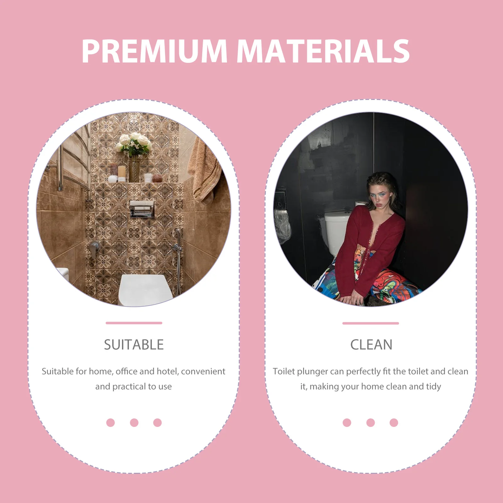 1Pcs Strong Suction Toilet Plunger Premium Material Handle Unclogging Tool for Home Office Bathroom Cleaning Accessory
1Pcs Strong Suction Toilet Plunger Premium Material Handle Unclogging Tool for Home Office Bathroom Cleaning Accessory