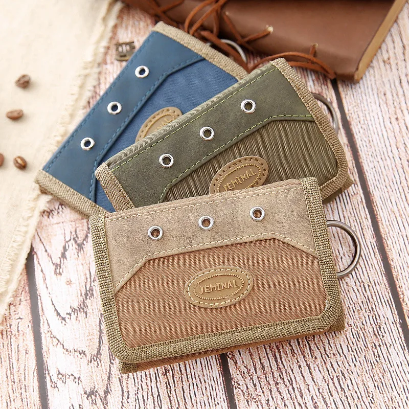 Men's Korean Cloth 70% off Short Style Canvas Folding Small Wallet Young Boys Boys High School Students Simple Zipper
Men's Korean Cloth 70% off Short Style Canvas Folding Small Wallet Young Boys Boys High School Students Simple Zipper