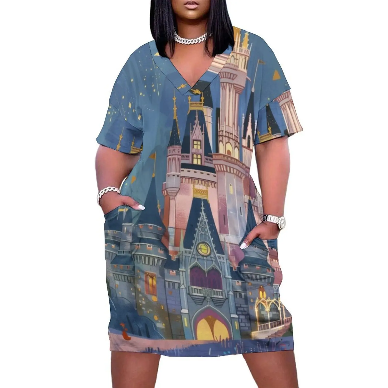 Castle Illustration Loose Pocket Dress wedding dresses for parties elegant chic women dresses promotion Summer skirt
Castle Illustration Loose Pocket Dress wedding dresses for parties elegant chic women dresses promotion Summer skirt