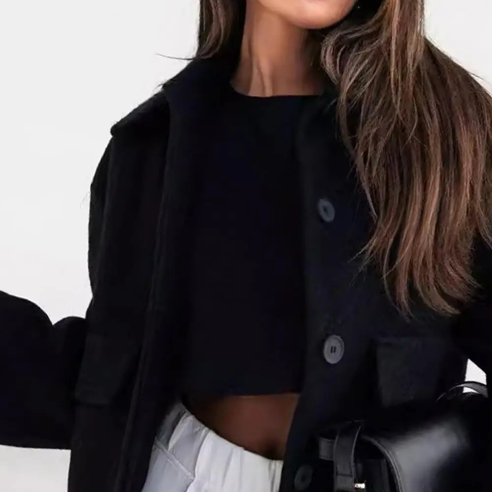 Jackets Women 2025 Fashion New Buttons Pure Color Open Eeve Lapel Loose Shirt Women Coats Thermal Spring Fall Winter Coat
Jackets Women 2025 Fashion New Buttons Pure Color Open Eeve Lapel Loose Shirt Women Coats Thermal Spring Fall Winter Coat