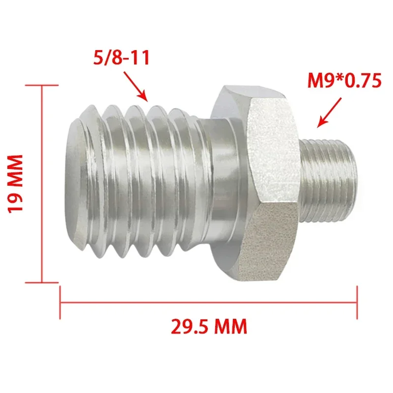 Threaded Adapter Polisher and Sander M12 to 5/8-11 Silver Steel Thread Fitting for Smooth Operation
Threaded Adapter Polisher and Sander M12 to 5/8-11 Silver Steel Thread Fitting for Smooth Operation
