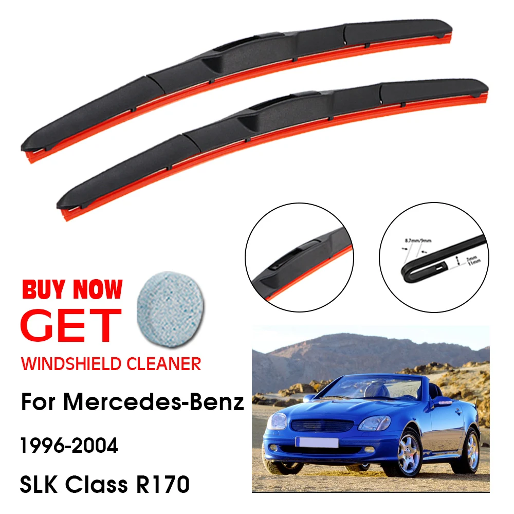 Car For Mercedes-Benz SLK Class R170 22"+22" 1996-2004 Front Window Washer Windscreen Windshield Silica Gel Wiper Accessories
Car For Mercedes-Benz SLK Class R170 22"+22" 1996-2004 Front Window Washer Windscreen Windshield Silica Gel Wiper Accessories