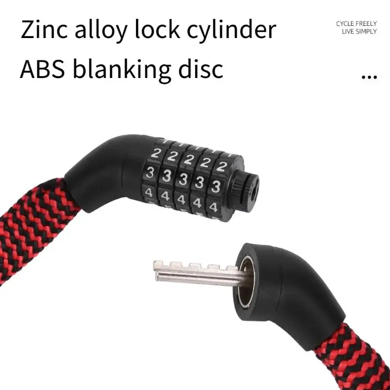 652F портативный замок для велосипедной цепи, 5-значный безопасный сбрасываемый кодовый замок, высокий уровень безопасности, для
652F портативный замок для велосипедной цепи, 5-значный безопасный сбрасываемый кодовый замок, высокий уровень безопасности, для