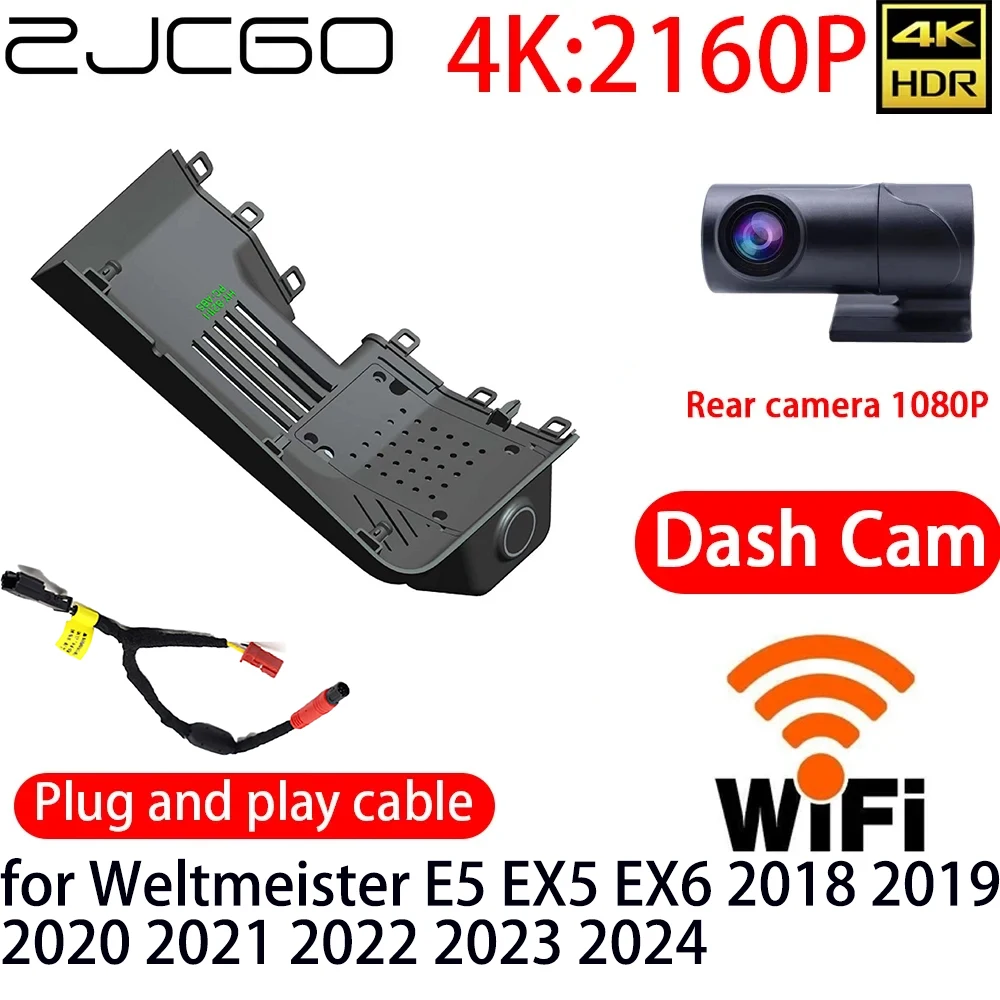 ZJCGO 4K Car DVR Dash Cam Wifi Front Rear Camera 24h Monitor for Weltmeister E5 EX5 EX6 2018 2019 2020 2021 2022 2023 2024
ZJCGO 4K Car DVR Dash Cam Wifi Front Rear Camera 24h Monitor for Weltmeister E5 EX5 EX6 2018 2019 2020 2021 2022 2023 2024