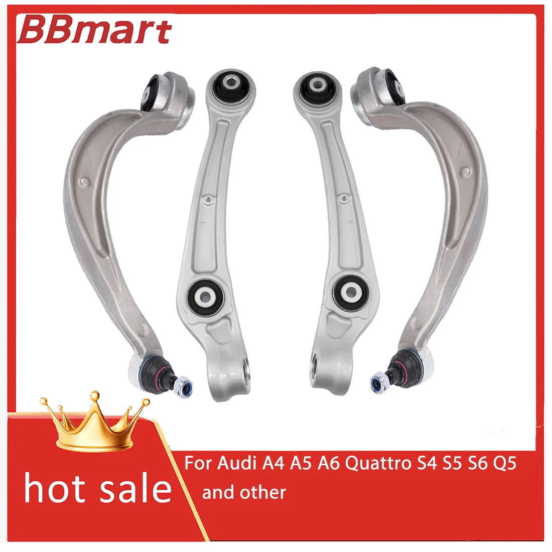 8K0407152D 8K0407151D 4G0407694J 4G0407693J Front control arm for Audi A4 A5 A6 Quattro S4 S5 S6 Q5 and other
8K0407152D 8K0407151D 4G0407694J 4G0407693J Front control arm for Audi A4 A5 A6 Quattro S4 S5 S6 Q5 and other