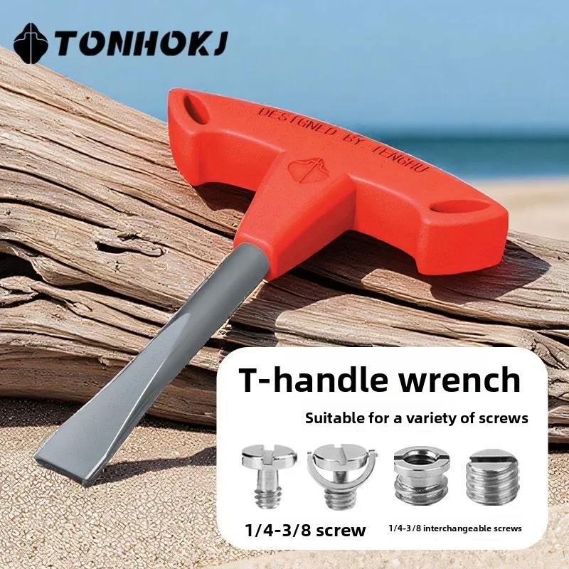 Flat head screwdriver with T-shaped handle, suitable for quick release board camera screwdriver, household manual tool
Flat head screwdriver with T-shaped handle, suitable for quick release board camera screwdriver, household manual tool