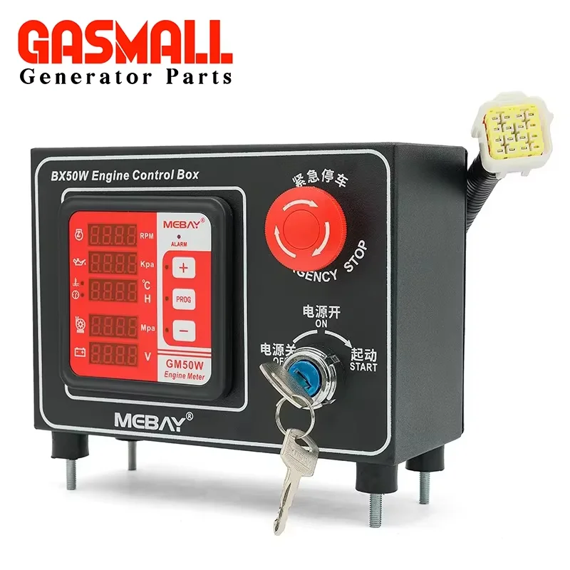 Meaby GM50W Multi-functional diesel engine digital instrumentation water pump unit control BX50W generator Control Box Cabinet
Meaby GM50W Multi-functional diesel engine digital instrumentation water pump unit control BX50W generator Control Box Cabinet