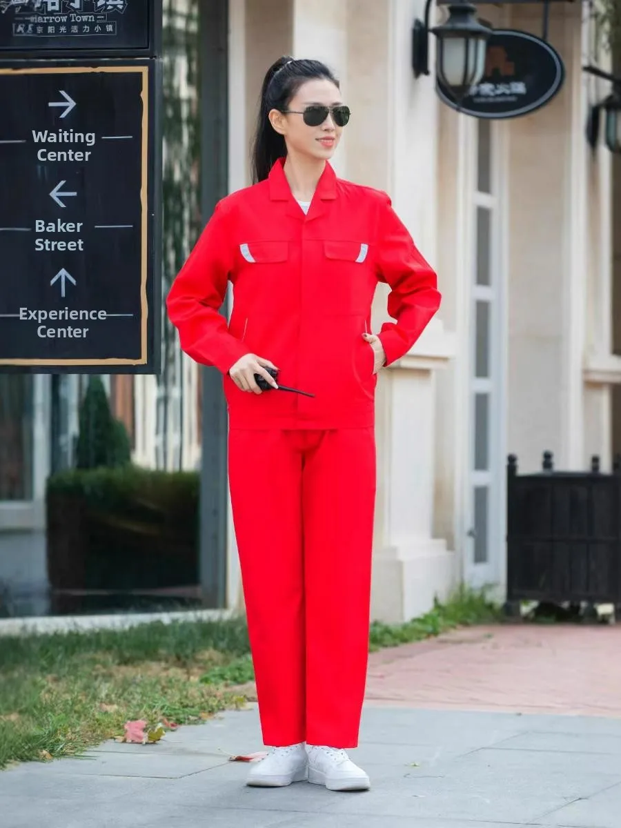 Мужской рабочий костюм из чистого хлопка для весны и осени, износостойкий, дышащий, для сварки, авторемонта, защиты труда
Мужской рабочий костюм из чистого хлопка для весны и осени, износостойкий, дышащий, для сварки, авторемонта, защиты труда