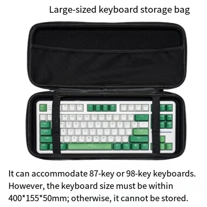87/96 98 Key Mechanical Keyboard Case Dustproof Waterproof 5Mm Thick Portable Storage Solution
87/96 98 Key Mechanical Keyboard Case Dustproof Waterproof 5Mm Thick Portable Storage Solution