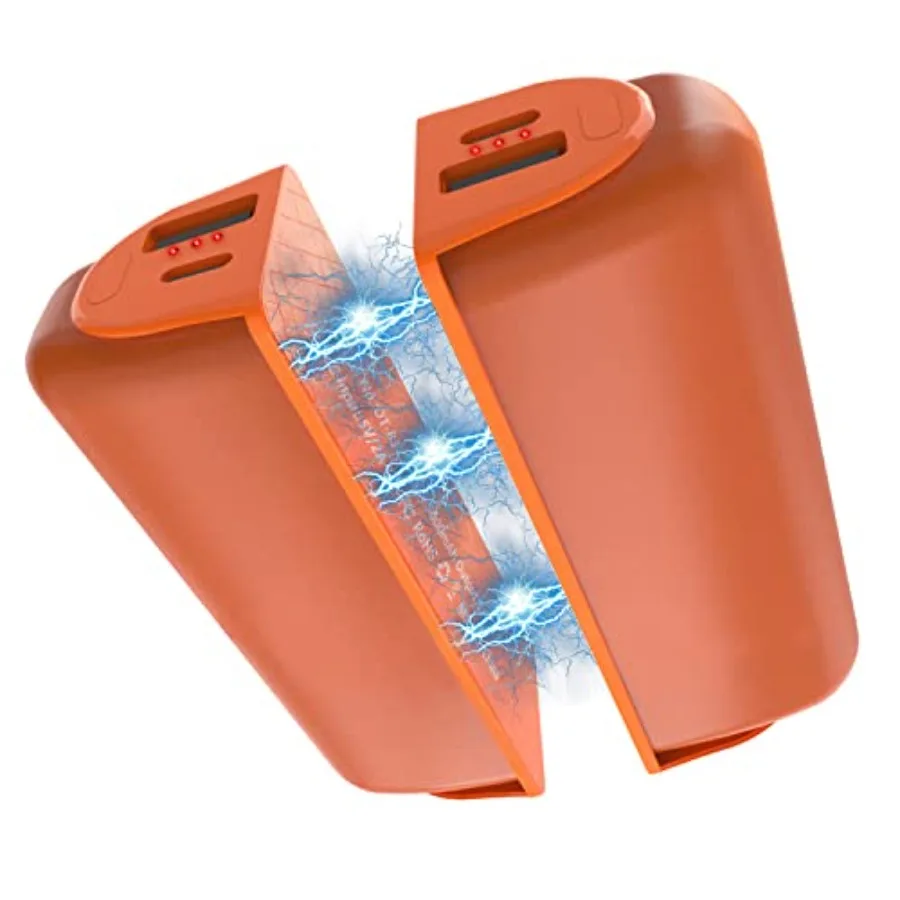 Rechargeable Hand Warmers 2 Pack with 10000mAh Capacity Split-Magnetic Design AI-Controlled Heating Technology 3 Adjustable Hea
Rechargeable Hand Warmers 2 Pack with 10000mAh Capacity Split-Magnetic Design AI-Controlled Heating Technology 3 Adjustable Hea
