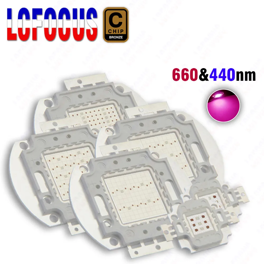 10Вт 20Вт 30Вт 50Вт 100Вт темно-красный 660нм + королевский синий 440нм светодиодный чип COB, лампа для комнатных растений фруктов цветов трав бусины 
10Вт 20Вт 30Вт 50Вт 100Вт темно-красный 660нм + королевский синий 440нм светодиодный чип COB, лампа для комнатных растений фруктов цветов трав бусины