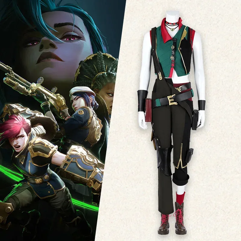Sky05 Game LOL Arcane Powder Jinx Cosplay Costume Overalls Disguise Suits Props Full Sets Halloween Carnival Party Role Pl99JIu@
Sky05 Game LOL Arcane Powder Jinx Cosplay Costume Overalls Disguise Suits Props Full Sets Halloween Carnival Party Role Pl99JIu@