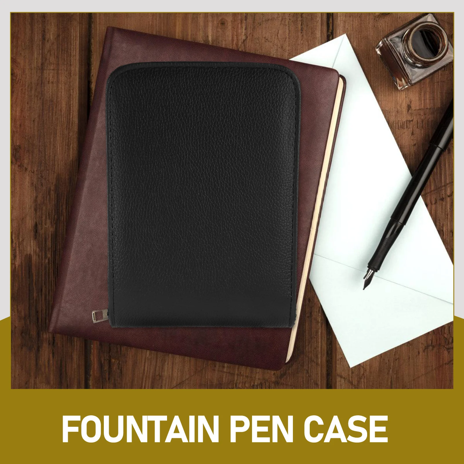 Small Pen Case Organizer in PU Pen Storage Box for Ink Pens Pencils and Stationery Gift Box for Office School Home Use
Small Pen Case Organizer in PU Pen Storage Box for Ink Pens Pencils and Stationery Gift Box for Office School Home Use