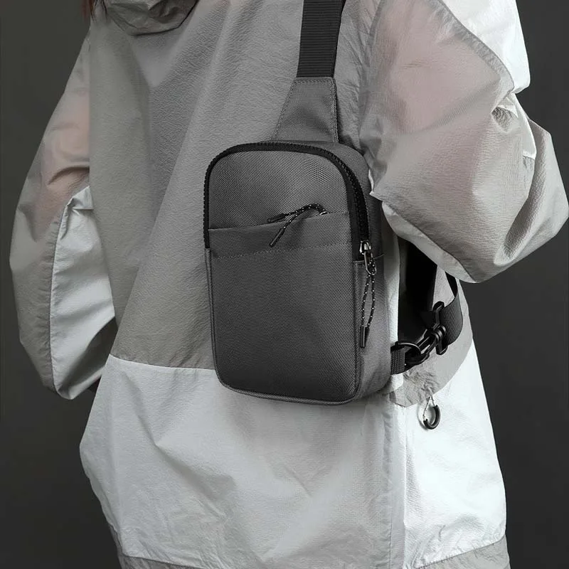 Men's Chest Bag Fashion Oxford Waterproof Shoulder Crossbody Bags Men Sling Sport Cross Phone Bag for Travel Running Hiking
Men's Chest Bag Fashion Oxford Waterproof Shoulder Crossbody Bags Men Sling Sport Cross Phone Bag for Travel Running Hiking