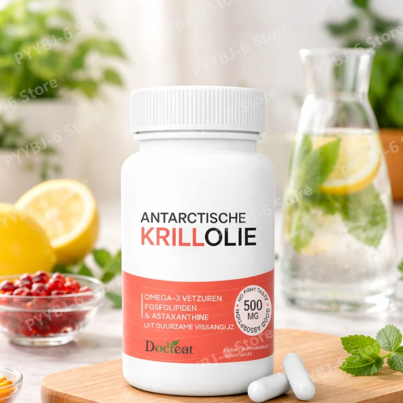Multi-Effect Krill Oil Capsules Daily Nutritional Support Supplement Natural Antioxidant Wellness Formula for Adults 60 Count
Multi-Effect Krill Oil Capsules Daily Nutritional Support Supplement Natural Antioxidant Wellness Formula for Adults 60 Count