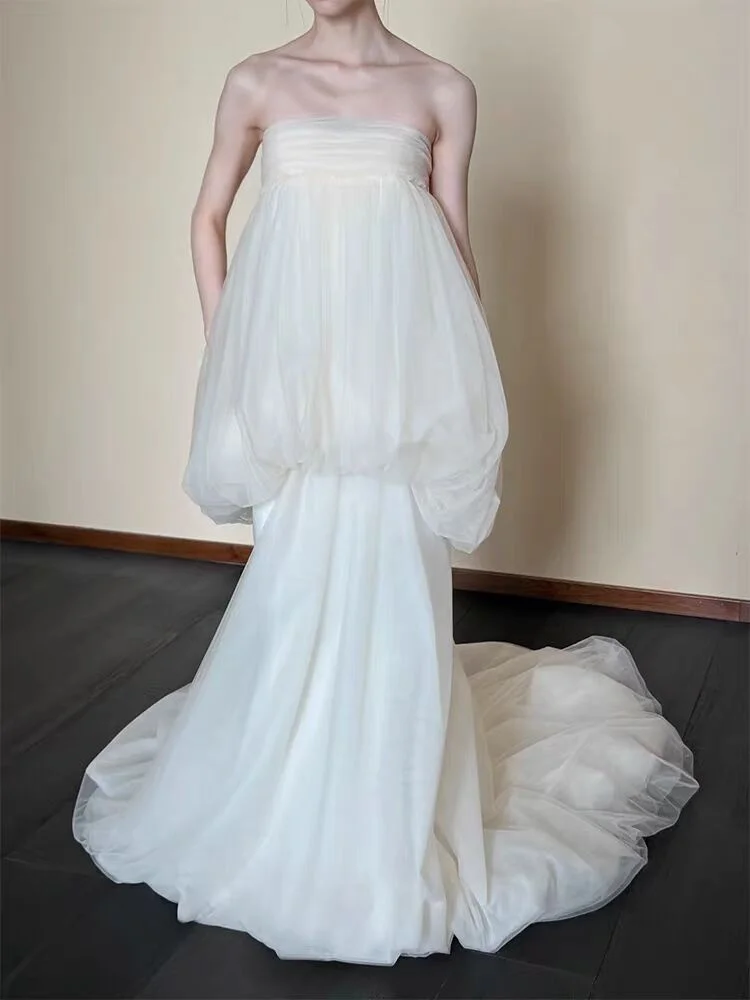 2026 New White Sleeveless Halter Neck Long Dress Fairy Tale Style Ultra Fairy Tale Forest System Evening Gown Dress
2026 New White Sleeveless Halter Neck Long Dress Fairy Tale Style Ultra Fairy Tale Forest System Evening Gown Dress