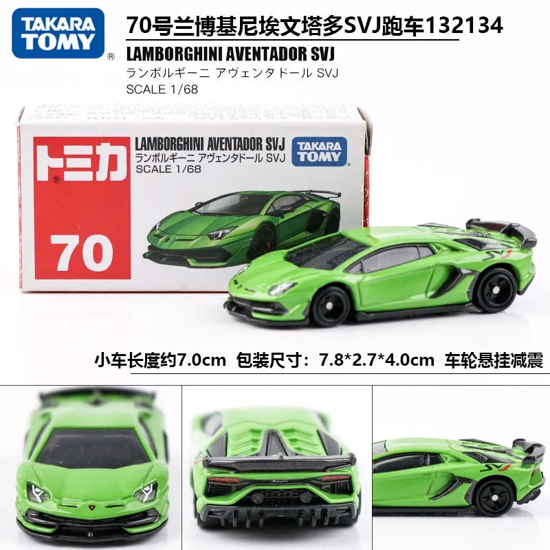 TAKARA TOMY 1:68 Scale Lamborghini Aventador SVJ Diecast Alloy Supercar Model with Suspension Collectible Vehicle for Hobbyists
TAKARA TOMY 1:68 Scale Lamborghini Aventador SVJ Diecast Alloy Supercar Model with Suspension Collectible Vehicle for Hobbyists