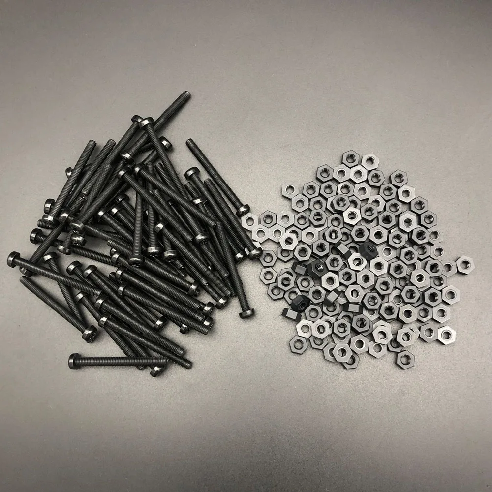 100PCS M4X40 Black Nylon Screw Phillips Plastic Round Head Screws Bolt M4 +100PCS M3 Nylon nuts HQ NEW 100+100=SET*BT031+247X100
100PCS M4X40 Black Nylon Screw Phillips Plastic Round Head Screws Bolt M4 +100PCS M3 Nylon nuts HQ NEW 100+100=SET*BT031+247X100
