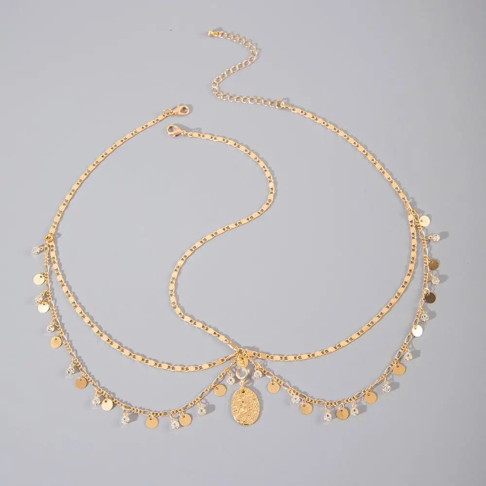 Korean Style Bohemian Forehead Headpiece Crystal Boho Rhinestone Forehead Chain Gold Headband Long Tassels Hair Chain
Korean Style Bohemian Forehead Headpiece Crystal Boho Rhinestone Forehead Chain Gold Headband Long Tassels Hair Chain