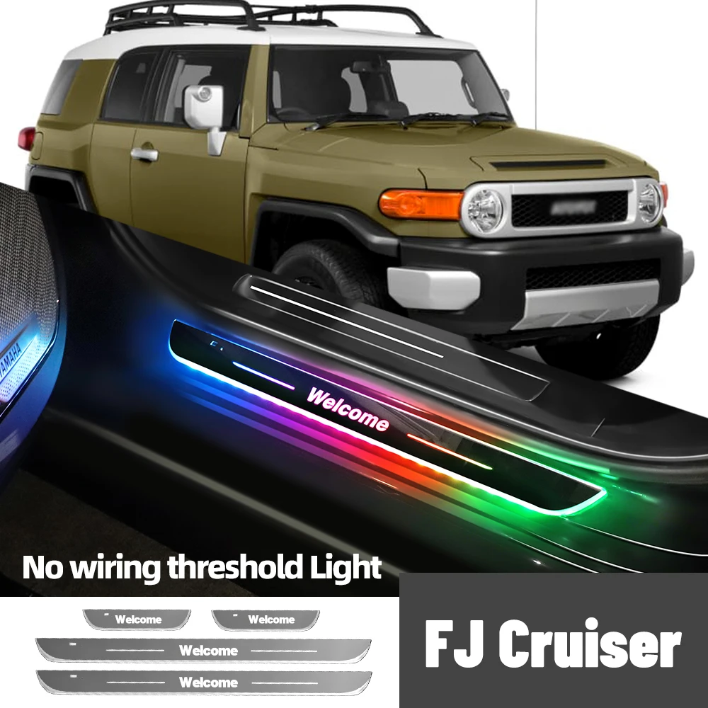 For Toyota FJ Cruiser 2006-2023 2016 2019 2020 Car Door Sill Light Customized Logo LED Welcome Threshold Pedal Lamp Accessories
For Toyota FJ Cruiser 2006-2023 2016 2019 2020 Car Door Sill Light Customized Logo LED Welcome Threshold Pedal Lamp Accessories