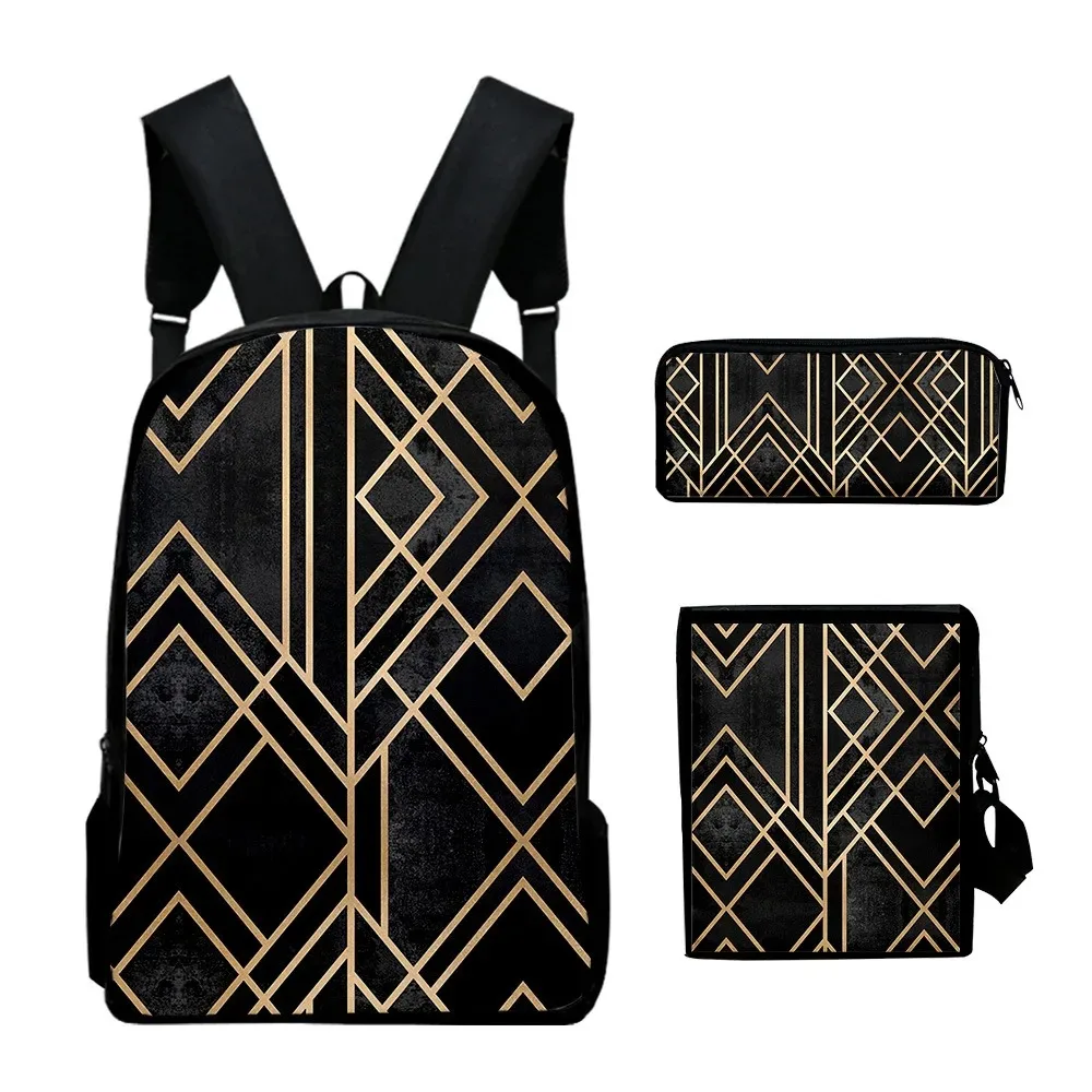 3D Flowing Gold Art Print School Backpacks, Laptop Backpack, Backpack, Tilt Shoulder Bag, Pencil Case, Harajuku, Popular, 3pcs
3D Flowing Gold Art Print School Backpacks, Laptop Backpack, Backpack, Tilt Shoulder Bag, Pencil Case, Harajuku, Popular, 3pcs