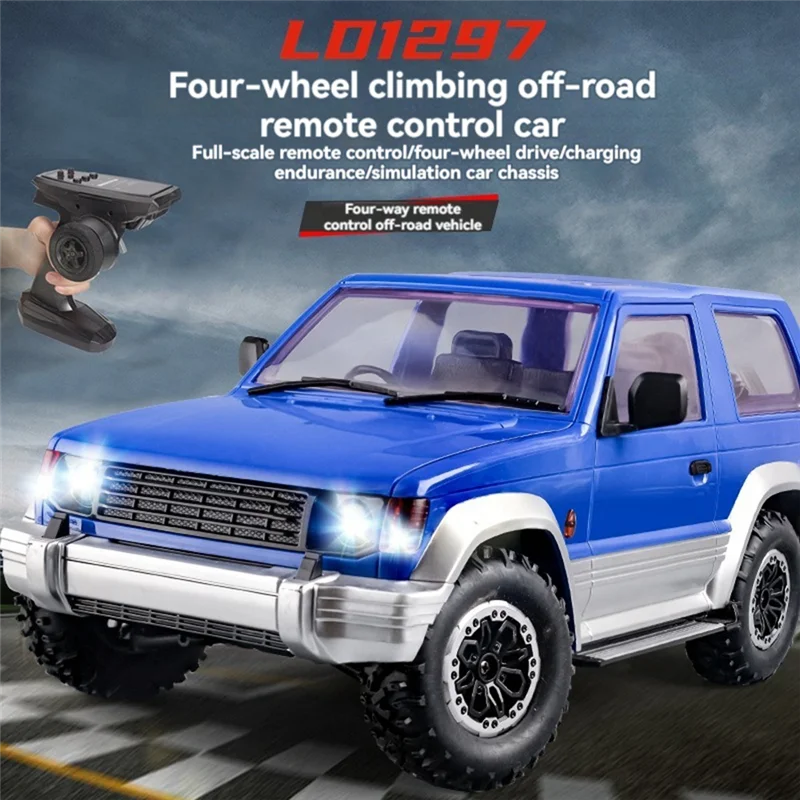 FBIL-RC Remote Controlled Car With Lighting Variable Speed Car Four Wheel Drive Drift Racing Simulation Model For LD1297
FBIL-RC Remote Controlled Car With Lighting Variable Speed Car Four Wheel Drive Drift Racing Simulation Model For LD1297