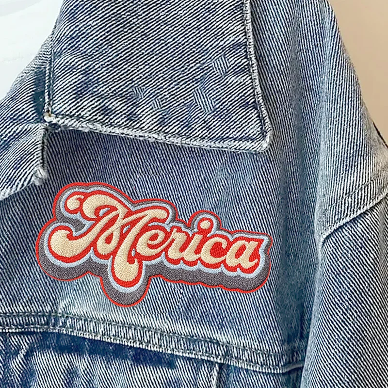 1pc Vintage Merica Embroidery Patch Iron on American Retro Style Cloth Patches for Clothing Jacket Backpack DIY Accessory
1pc Vintage Merica Embroidery Patch Iron on American Retro Style Cloth Patches for Clothing Jacket Backpack DIY Accessory