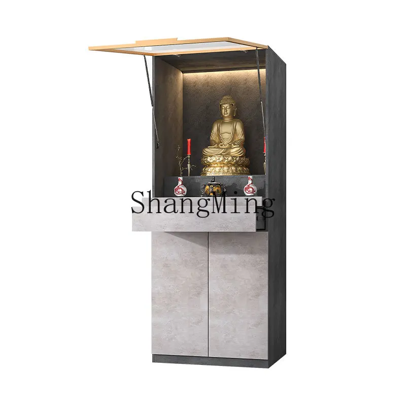 DSA modern simple Buddhist niche vertical cabinet glass door offering table offering table
DSA modern simple Buddhist niche vertical cabinet glass door offering table offering table