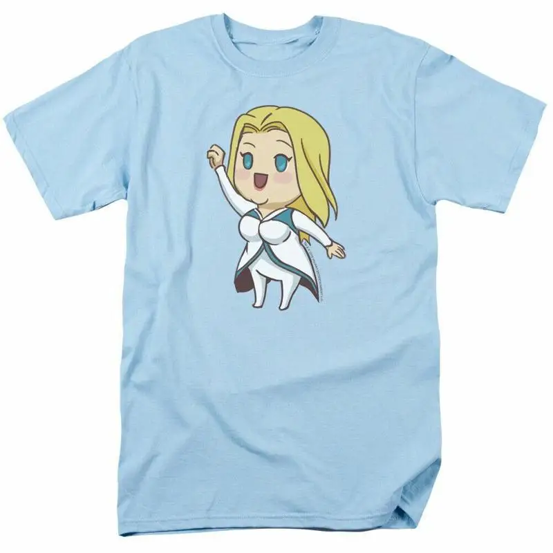 Футболка Faith Chibi мужская лицензированная Valiant Comics светло-голубая 
Футболка Faith Chibi мужская лицензированная Valiant Comics светло-голубая