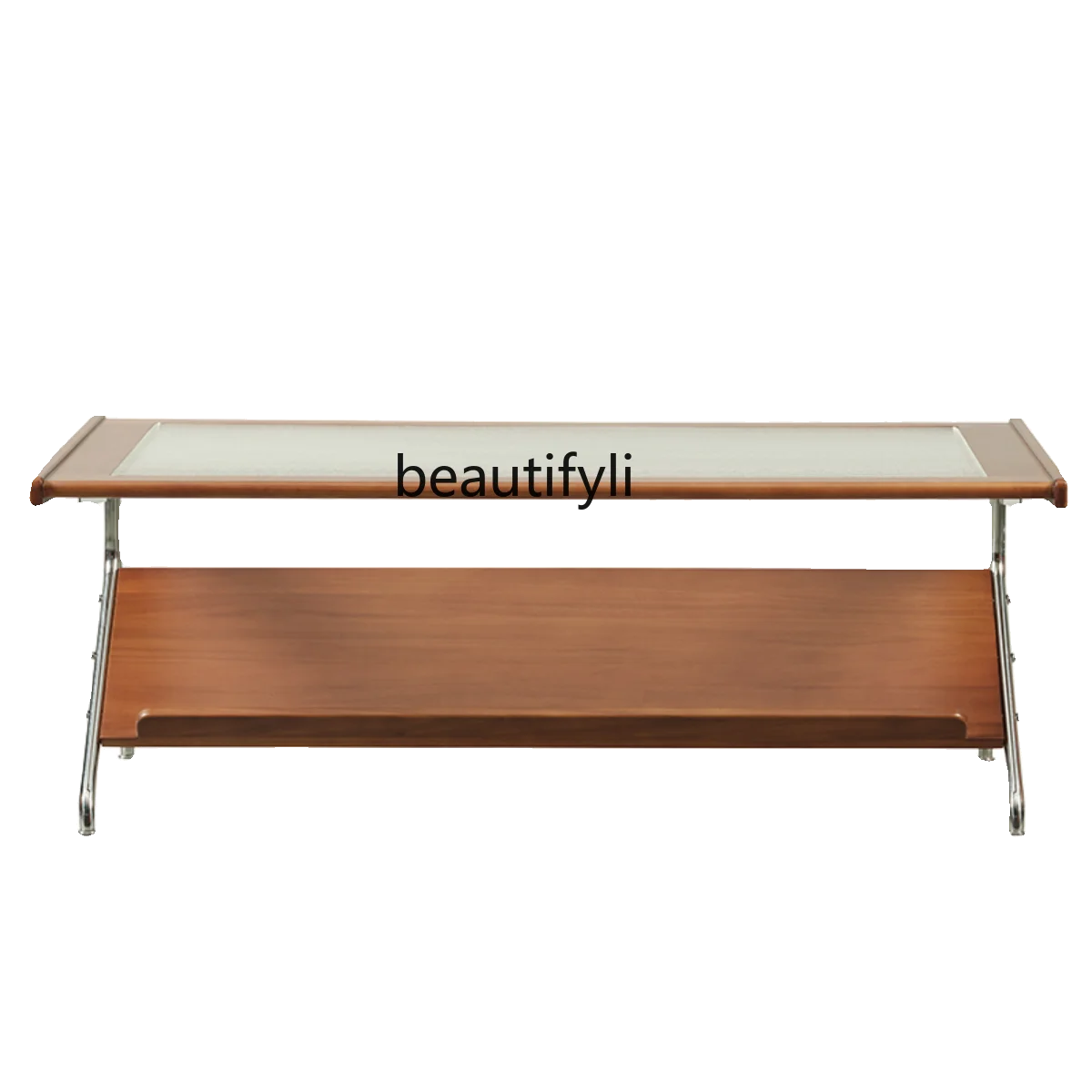 Changhong glass coffee table with transparent water ripples, tea table, living room home simple solid wood tea table
Changhong glass coffee table with transparent water ripples, tea table, living room home simple solid wood tea table