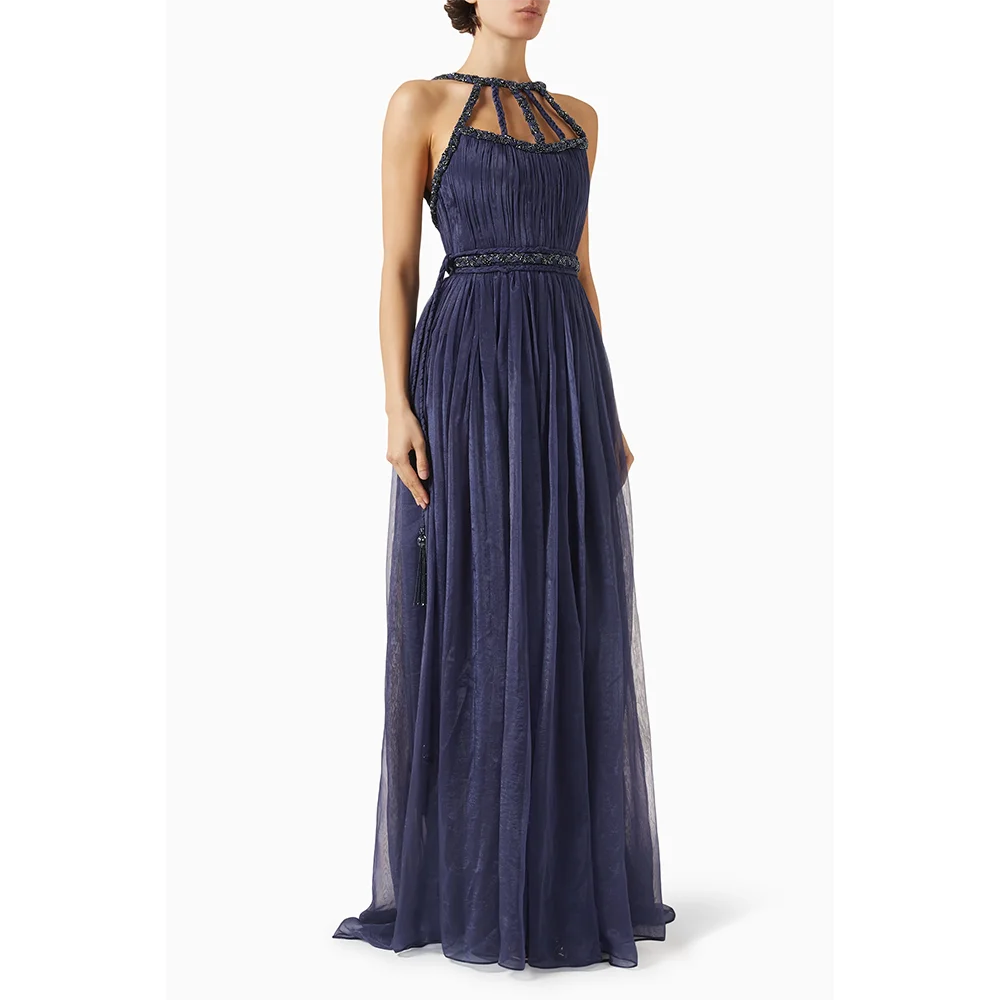 Elegant Prom Dress Modern Style O-Neck Sleeveless Pleat Long Dresses Luxury Fashion Chiffon Evening Dresses Customized 2026
Elegant Prom Dress Modern Style O-Neck Sleeveless Pleat Long Dresses Luxury Fashion Chiffon Evening Dresses Customized 2026