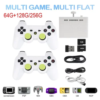 4K HD Portable Video Game Console 64G+128G/256G TV Game Console Multi-Emulators Plug & Play Video TV Game Stick for PSP