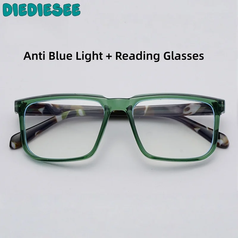 DIEDIESEE Anti Blue Ray Men's Reading Glasses Ultra Light Square Flat Light Glasses Women's Anti Blue Light Reading Glasses 2128
DIEDIESEE Anti Blue Ray Men's Reading Glasses Ultra Light Square Flat Light Glasses Women's Anti Blue Light Reading Glasses 2128