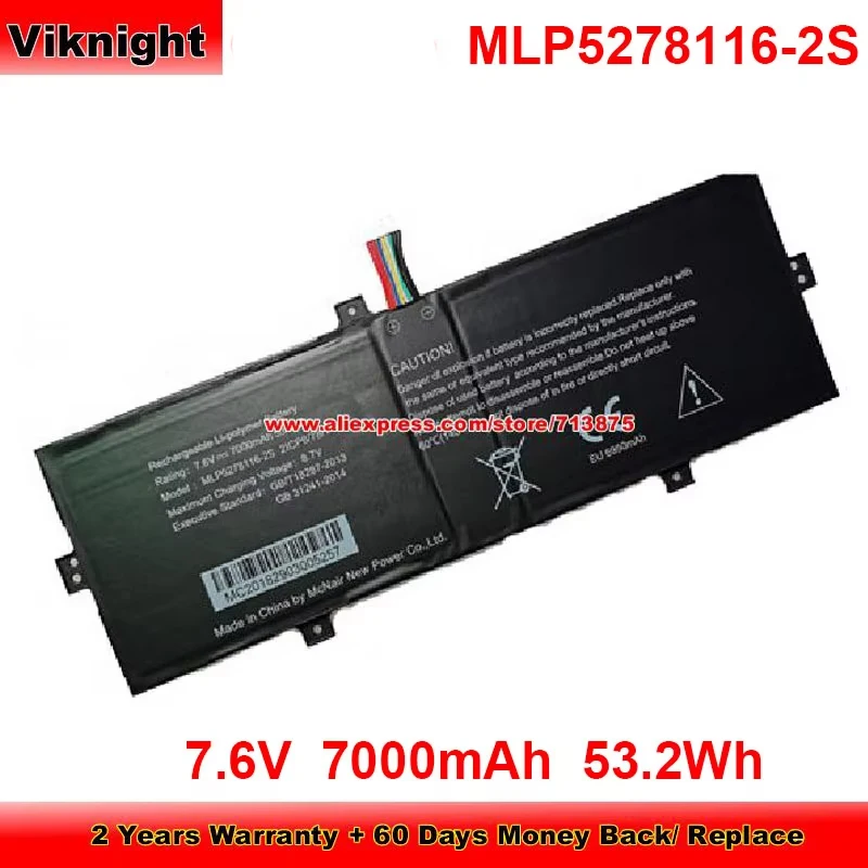 MLP5278116-2S Battery 2ICP6/78/116 for Haier LEADER 351 SC351PRO YR133-V2.0 7.6V 7000mAh 53.2Wh
MLP5278116-2S Battery 2ICP6/78/116 for Haier LEADER 351 SC351PRO YR133-V2.0 7.6V 7000mAh 53.2Wh