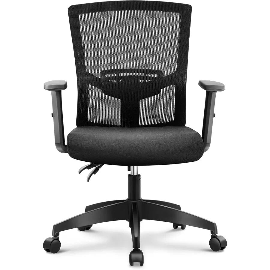 Сетчатое офисное кресло, эргономичное домашнее настольное кресло со средней спинкой, компьютерное рабочее кресло с дышащей сеткой и регулируемыми подлокотниками для дома O
Сетчатое офисное кресло, эргономичное домашнее настольное кресло со средней спинкой, компьютерное рабочее кресло с дышащей сеткой и регулируемыми подлокотниками для дома O