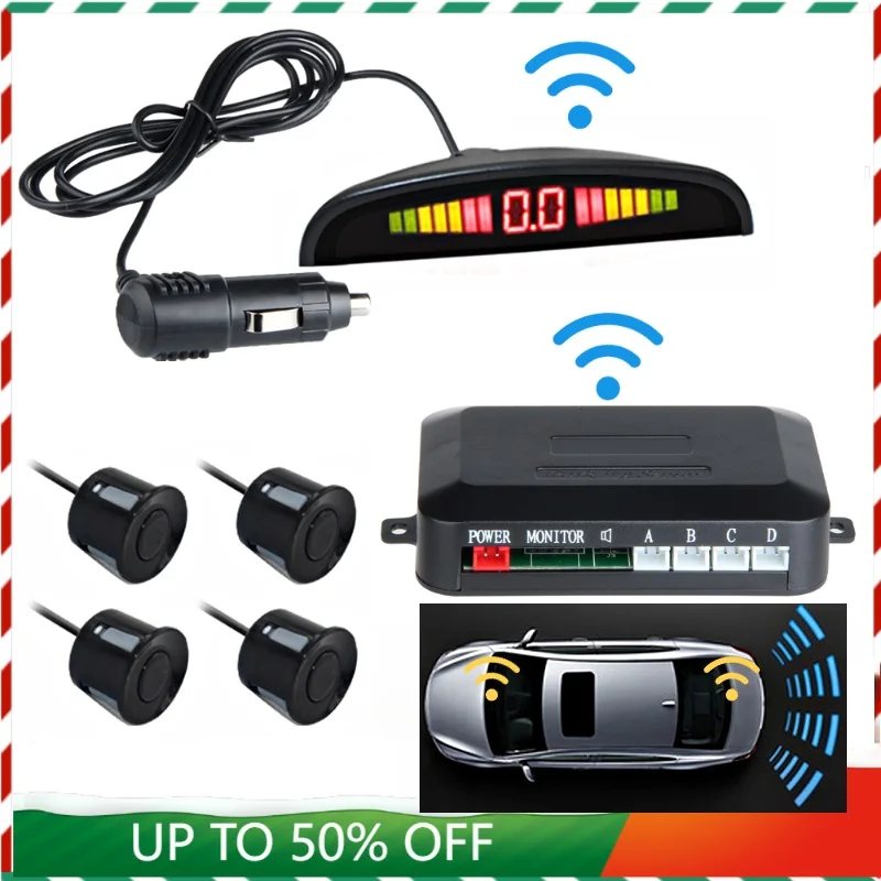 NEW wireless Car Parking Sensor Car Parktronic LED With 4 Sensors Reverse Backup Car Parking Radar Monitor Detector System 22MM
NEW wireless Car Parking Sensor Car Parktronic LED With 4 Sensors Reverse Backup Car Parking Radar Monitor Detector System 22MM