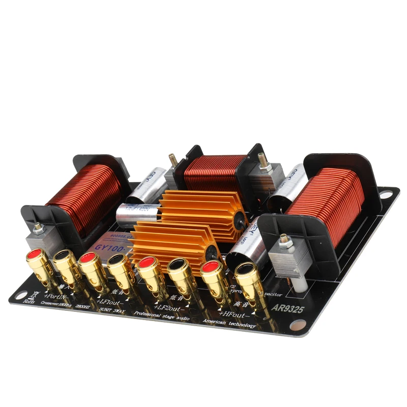 WMATFrequency divider AR9325 Metal Cross Network2Road Audio Speaker High Bass Distortion-Free Dual Audio15Loudspeaker
WMATFrequency divider AR9325 Metal Cross Network2Road Audio Speaker High Bass Distortion-Free Dual Audio15Loudspeaker