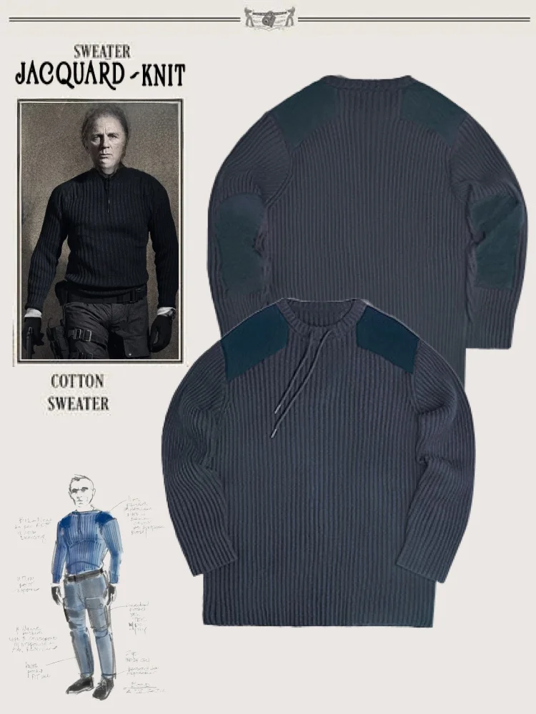 Tactical Knitted Sweater American Retro Drawstring Slim Fit Hard Man Style Cotton Blend Casual Wear for Young Men Autumn Wear
Tactical Knitted Sweater American Retro Drawstring Slim Fit Hard Man Style Cotton Blend Casual Wear for Young Men Autumn Wear
