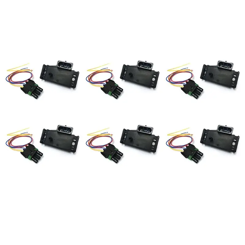 6X 3 Bar Map Manifold Absolute Pressure Sensor Turbo Boost Wire Plug Pigtail 12223861 For Cadillac Pontiac-N29R
6X 3 Bar Map Manifold Absolute Pressure Sensor Turbo Boost Wire Plug Pigtail 12223861 For Cadillac Pontiac-N29R
