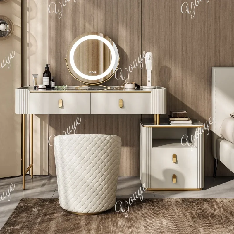 D-XM Light Mirror Туалетный столик Органайзер для хранения Современный скандинавский туалетный столик Эстетический макияж Comoda Do Quarto Мебель для комнаты
D-XM Light Mirror Туалетный столик Органайзер для хранения Современный скандинавский туалетный столик Эстетический макияж Comoda Do Quarto Мебель для комнаты