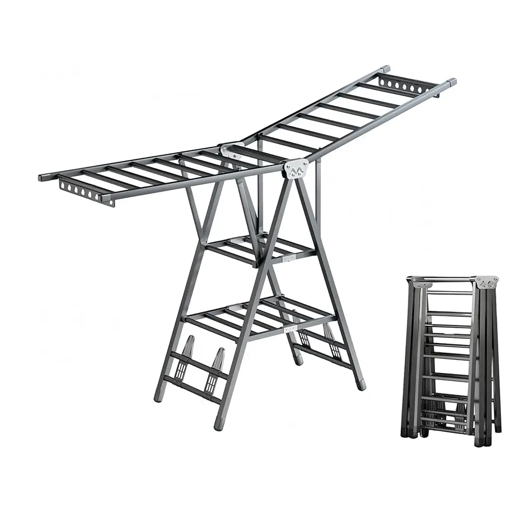 Free Shipping71\ Clothes Drying Rack Foldable, Clothes Airer Drying Rack with Wheels, Heavy Duty Metal Laundry Dryer, Extra-Thic
Free Shipping71\ Clothes Drying Rack Foldable, Clothes Airer Drying Rack with Wheels, Heavy Duty Metal Laundry Dryer, Extra-Thic