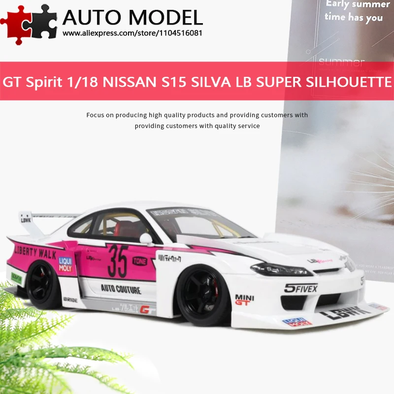 Nissan S15 Silva lb Super Silhouette Модифицированный гоночный автомобиль lb Супер Силуэт Модель автомобиля с Display Box Gt Spirit 1:18 Модель из литой смолы для взрослых Игрушка для мальчика Подарок
Nissan S15 Silva lb Super Silhouette Модифицированный гоночный автомобиль lb Супер Силуэт Модель автомобиля с Display Box Gt Spirit 1:18 Модель из литой смолы для взрослых Игрушка для мальчика Подарок