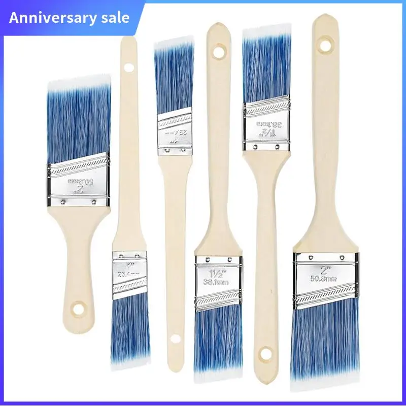 Кисти для рисования ABPP, 6 шт., 1 дюйм, 1,5 дюйма, 2 дюйма, угловые кисти, деревянная ручка, кисти для рисования стен, кисть для пятен
Кисти для рисования ABPP, 6 шт., 1 дюйм, 1,5 дюйма, 2 дюйма, угловые кисти, деревянная ручка, кисти для рисования стен, кисть для пятен