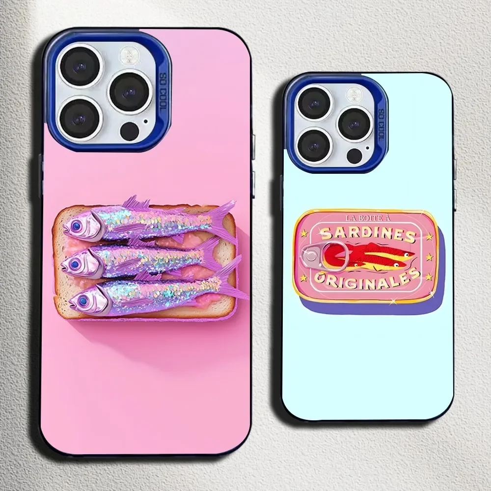 Sardines Phone Case For iPhone 16,15,14,13,12,11,Mini,Pro,SE,MAX Blue Matte Silicone Cover
Sardines Phone Case For iPhone 16,15,14,13,12,11,Mini,Pro,SE,MAX Blue Matte Silicone Cover