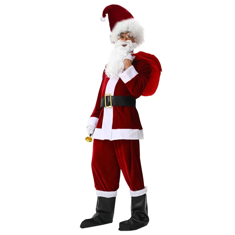 COSSanta Claus Gold Velvet Cosplay Costume Set Christmas Warm Clothing Men's Christmas Clothing Adult Character
COSSanta Claus Gold Velvet Cosplay Costume Set Christmas Warm Clothing Men's Christmas Clothing Adult Character
