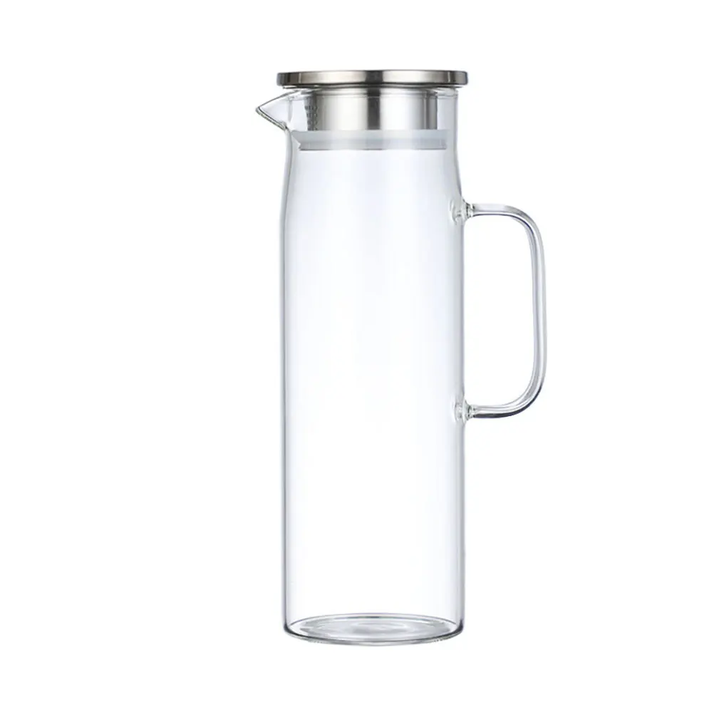 Household Cold Water Pitcher Portable Large Capacity Water Kettle Leakproof Handle Design Glass Beverage Pot for Party Picnic
Household Cold Water Pitcher Portable Large Capacity Water Kettle Leakproof Handle Design Glass Beverage Pot for Party Picnic