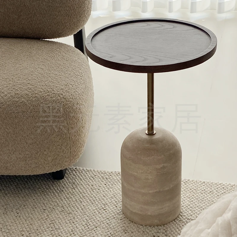 Material Round Solid Wood Balcony Casual Coffee Table European Style Furniture Creative Design Home Decor Side Table Cave Stone
Material Round Solid Wood Balcony Casual Coffee Table European Style Furniture Creative Design Home Decor Side Table Cave Stone